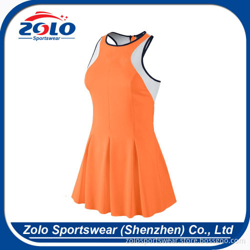OEM unique designs sublimation printing dress tennis jersey